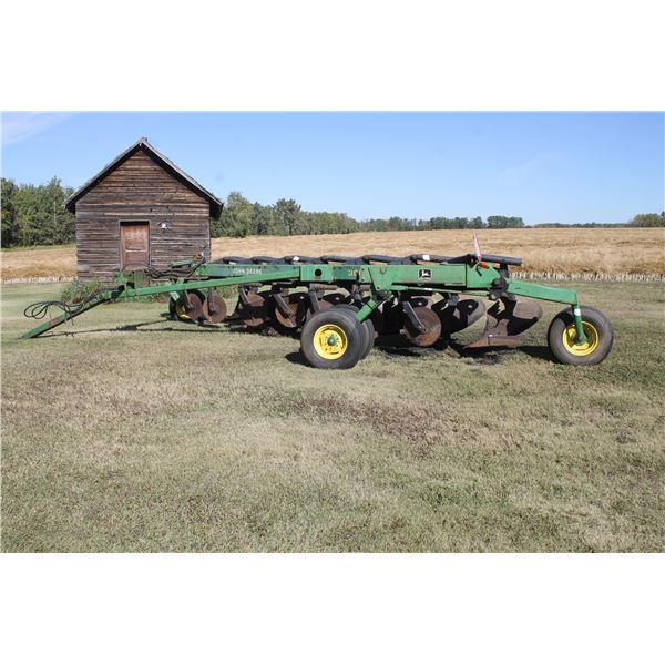 JD #3600 7 Bottom Plow, 7 x 18s, Auto trip, #X013899 (PH. Adolph Pasay- 780-942-2153)