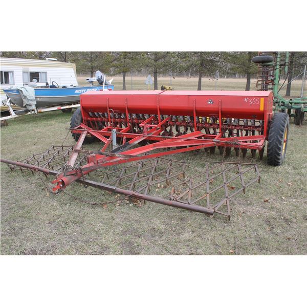 MF 26 Run End Wheel Drill, Shedded c/w diamond harrows (PH. Adolph Pasay- 780-942-2153)