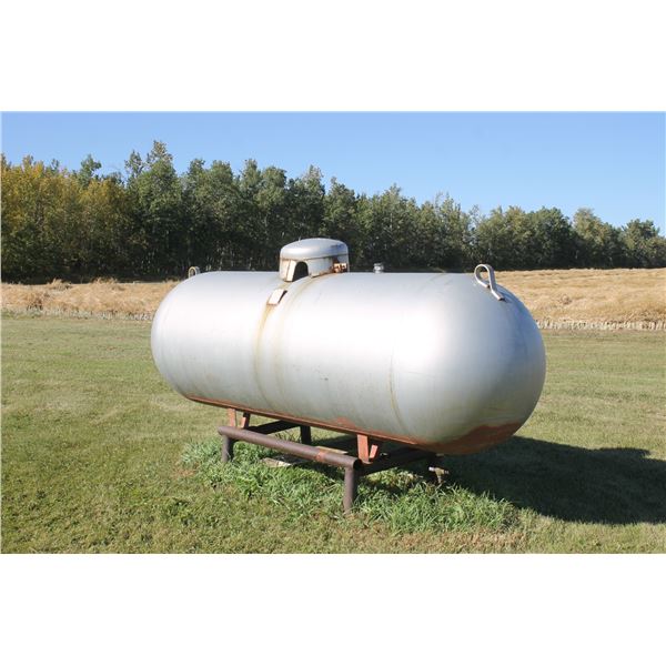 500-gal Propane Tank, needs new bottom valve. (At Adolph's, PH. Adolph Pasay- 780-942-2153)