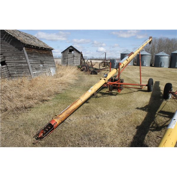 Westfield 7" x 41' Auger c/w Kohler 16 HP, running (PH. Adolph Pasay- 780-942-2153)