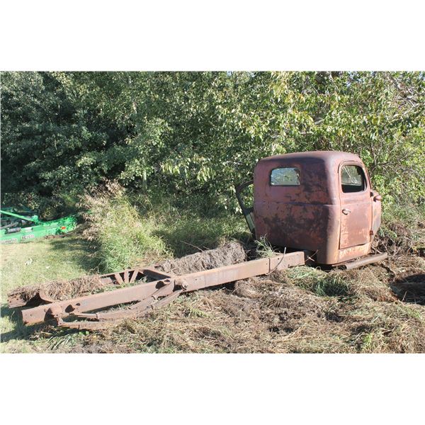 Early 40s Dodge truck Cab & Frame c/w Front Fenders (At Adolph's, PH. Adolph Pasay- 780-942-2153)
