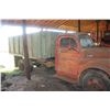 Image 1 : Approx 1948 Fargo 2 Ton, 6 Cyl 4&2spd c/w 12 Box & 2 Cyl Hoist. Was running when parked under the sh