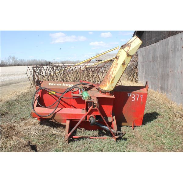 8ft 3 pt Snow blower (At Adolph's, PH. Adolph Pasay- 780-942-2153)