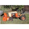 Image 1 : Case 222 Garden tractor c/w snowblower & mower, running. (At Adolph's, PH. Adolph Pasay- 780-942-215