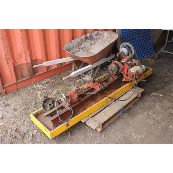 Older ATLAS Lathe approx. 6" x 42 ", working order (At Auction Yard, PH. Adolph Pasay- 780-942-2153)