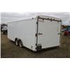 Image 4 : 2005 Continetal cargo, 20' enclosed trailer, 2- 3500lb axles, rear ramp door, 205/75 R15 rubber, #5N