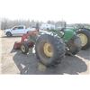 Image 4 : JD 2130, diesel tractor c/w MF loader, good 18.4x30's, dual hyds., showing 3717 hrs, #131073L