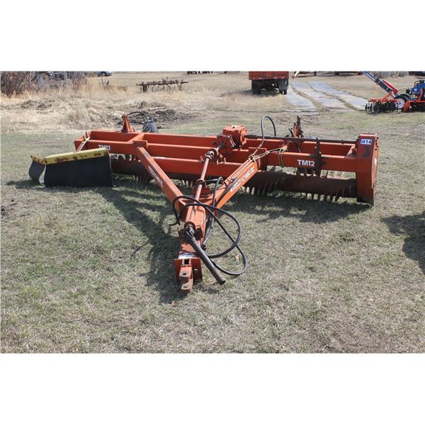 Rock-O-Matic TM12 rock rake, #758, missing PTO end