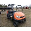 Image 1 : Approx. 2015 Kubota RTV500, 4wd, showing 387 hrs, dump bed, gas motor #41808, All original, V.Good