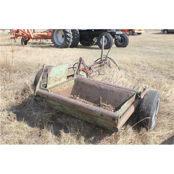 49" Prong style rock picker c/w ram