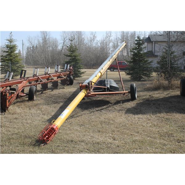 Westfield 7-41 auger, hopper 16 Hp Kohler, new flighting & plastic hopper