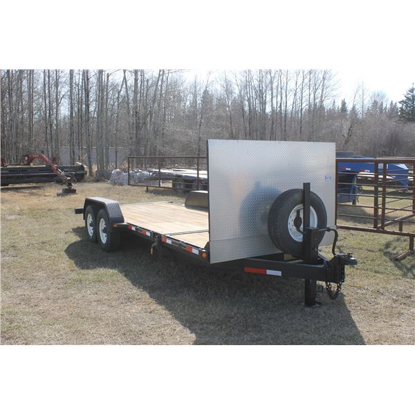 2007 20' Tilt deck trailer, 79" wide, 2- 7k axles, New 235/80/R16 tires last fall, #4TGF2020X71OUU84