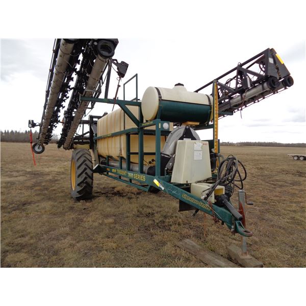 2007 Spray Air Trident 3600 sprayer, 90', 1000 Gal tank, 1000 PTO, SN. 36346 (PH Terry (780) 907-406