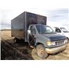 Image 2 : 1995 Black E350, power stroke diesel, 16' van body, roll-up doors, Km- not visible, not running, SN.