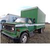 Image 1 : Chev C60 V8, 5 spd, 14' Van body, roll-up doors, 8.25x20 Tires, SN. CCE614V155674 (PH Terry (780) 90