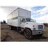 Image 2 : GMC 7500 moving van, 6 spd manual, 24' van body with barn doors, Cat 3116 Diesel, 408,540 Km, SN.1GD