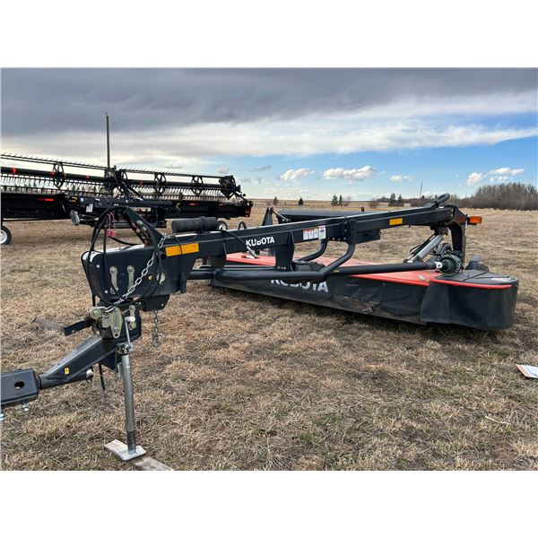 Kubota Disc Bine, 14' 6" cut, 540 PTO, (PH Terry (780) 907-4064) Located 4.1 Km North from Hwy 16 on