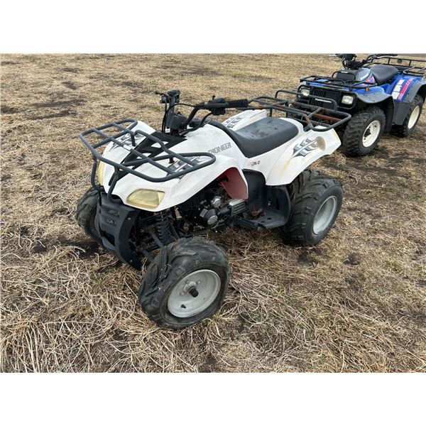 Pioneer ATV200, SN.LAEXA4M0X5A000435 (PH Terry (780) 907-4064) Location 4.1 Km North from Hwy 16 on 