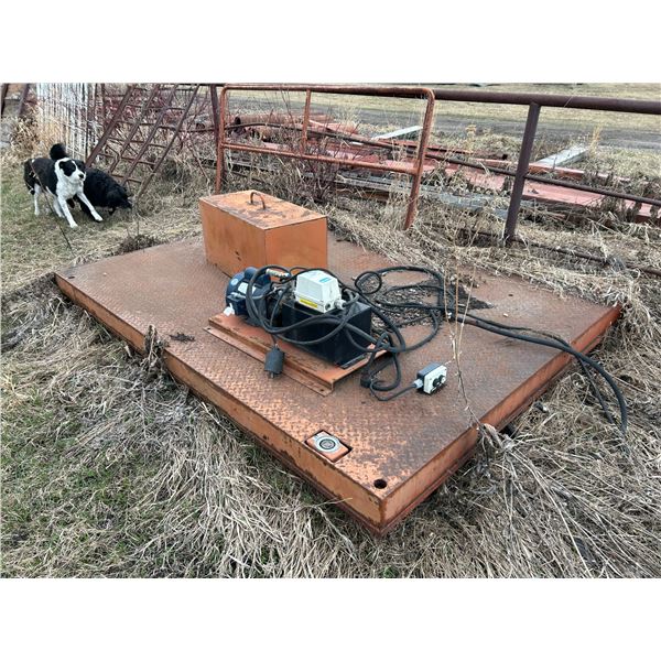 Table Lift (5 x 8 with rails and controls), Runs, lift table, no visible # (PH Terry (780) 907-4064)