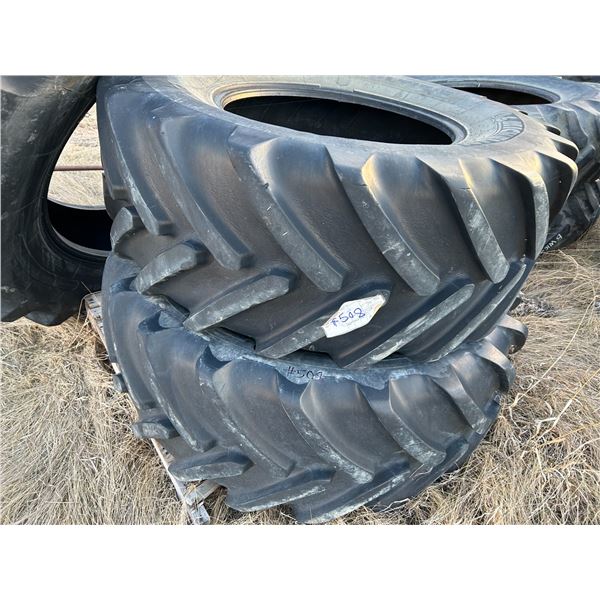 2- 540/65R28 Tractor tires  (PH Terry (780) 907-4064) Location 4.1 Km North from Hwy 16 on RR 224 or