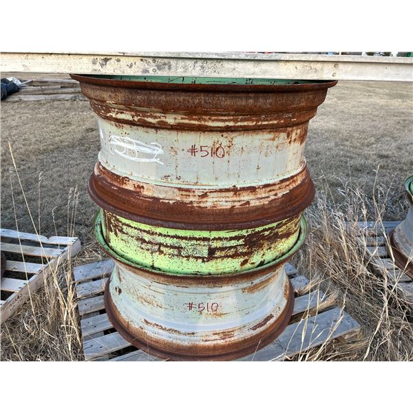 8- Stieger Tractor rims, fits 20.8X38 tires (PH Terry (780)907-4064) Located 4.1 Km North from Hwy 1