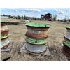 Image 6 : 8- Stieger Tractor rims, fits 20.8X38 tires (PH Terry (780)907-4064) Located 4.1 Km North from Hwy 1