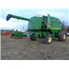 Image 3 : 2003 JD 9650 STS Combine, chopper, No p/u, Elec. & Internal repairs needed, 800/65/R32 Tires, SN. H0