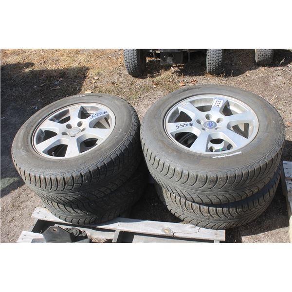 4 volvo rims 235 65 17" tires