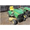 Image 1 : JD 300 riding mower aprox 48"extra parts running #077481m