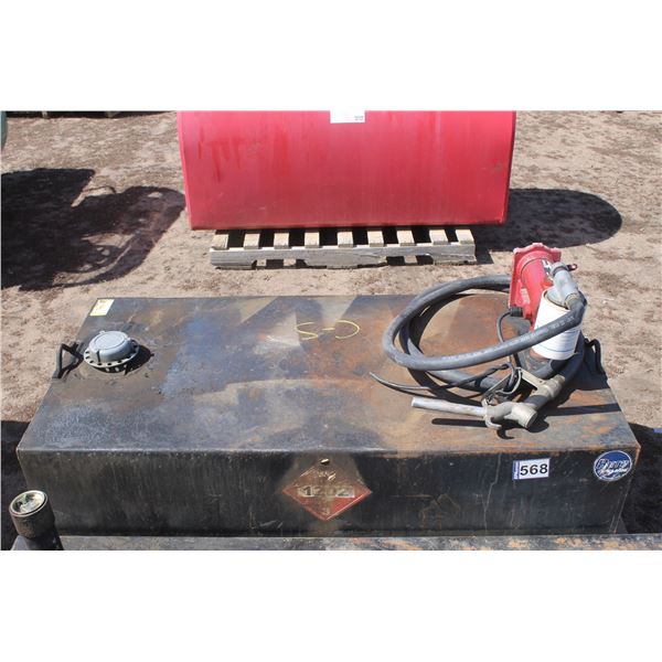 50"x24" Fuel tank w/ 12 volt pump