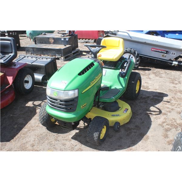 JD L100 42" cut, runs,low use, mower deck doesn't engage, belt is stretched