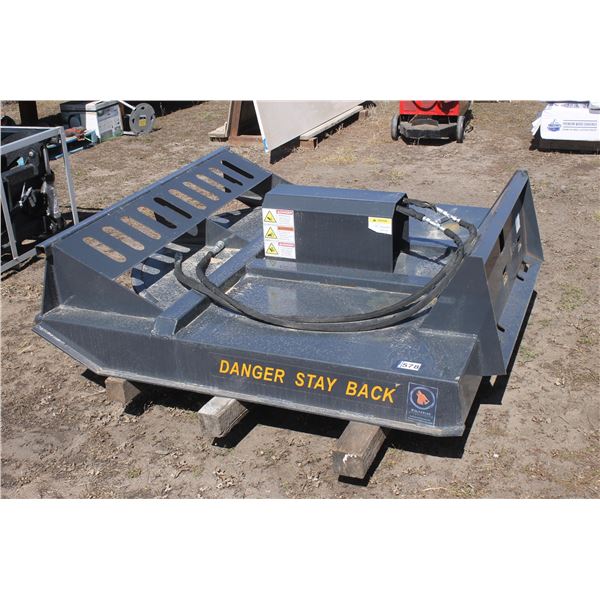 72" Wolverine brush mower fits a skidsteer  NEW