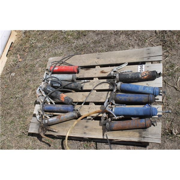 11 used grease guns