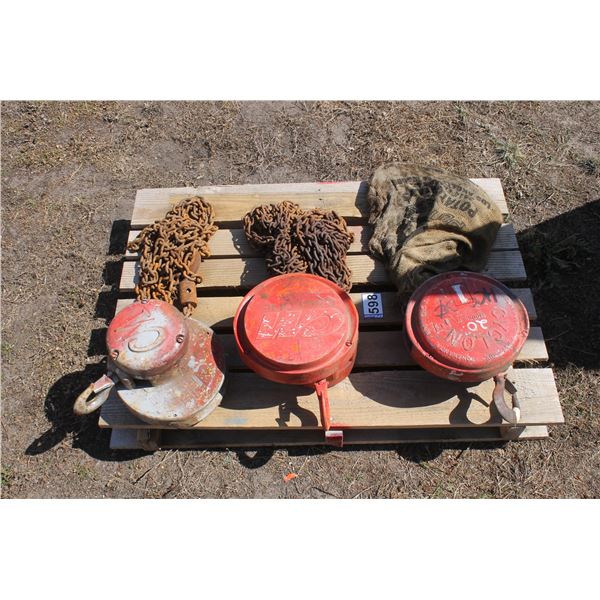 3 Chain hoists (selling all together)