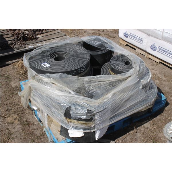 Pallet of assorted length belting