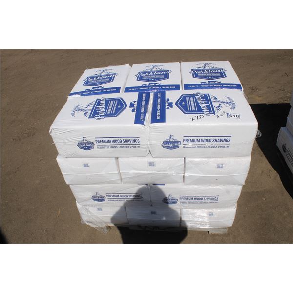 2.8 cu ft shavings so much each x 20