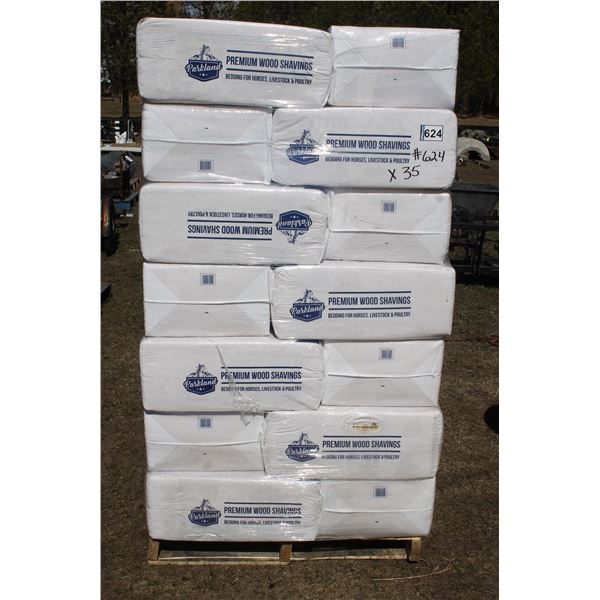 2.8 cu ft shavings so much each x 35