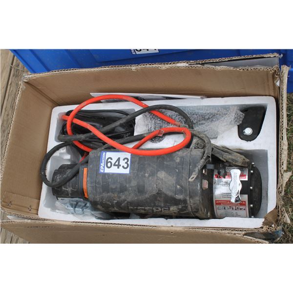 9500 10 elect winch w/ control