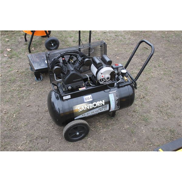 sanborn 135 psi compressor NEW