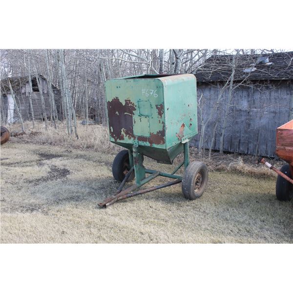 Green hopper wagon ( At Adolph's Adolph Pasay 780-942-2153)