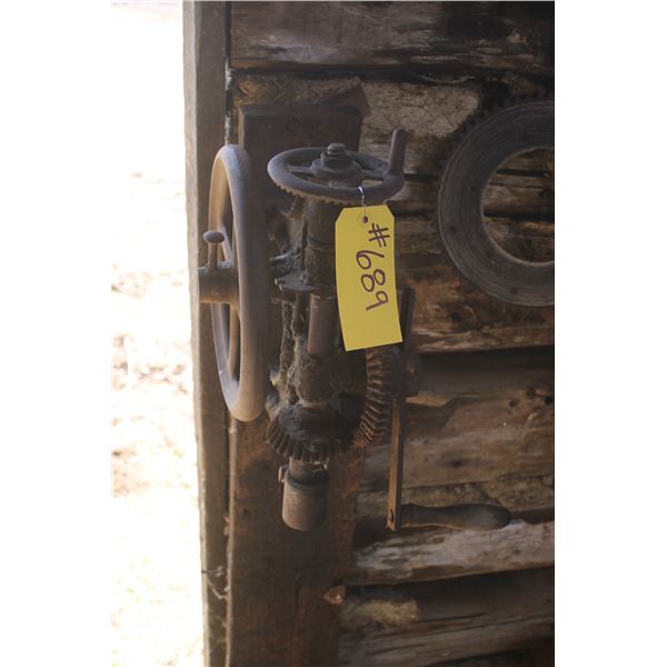 Old press drill ( turns)  ( At Adolph's Adolph Pasay 780-942-2153)