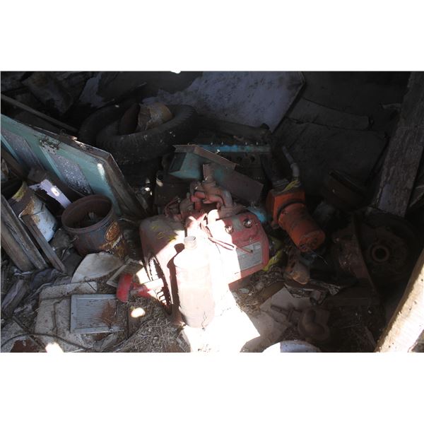 Balance of steel in shed ( At Adolph's Adolph Pasay 780-942-2153)