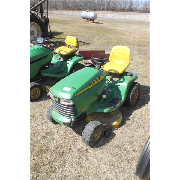 LT 160 mower,42",hydro, 1040hrs,running but burns fuses ( At Adolph's Adolph Pasay 780-942-2153)