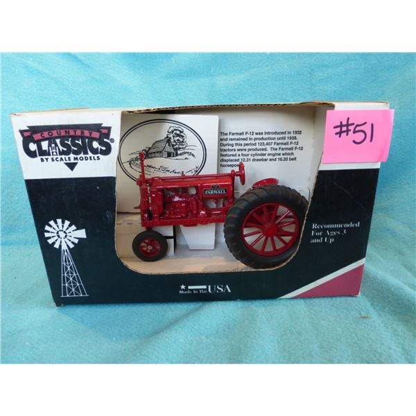 1/16 Farm all F-12 tractor