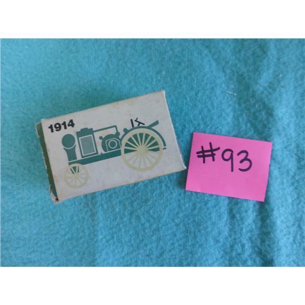 Approx 2"/1" JD 1914 Waterloo boy tractor