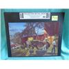 Image 1 : 12" x 17" JD tractor/horse shoe scene