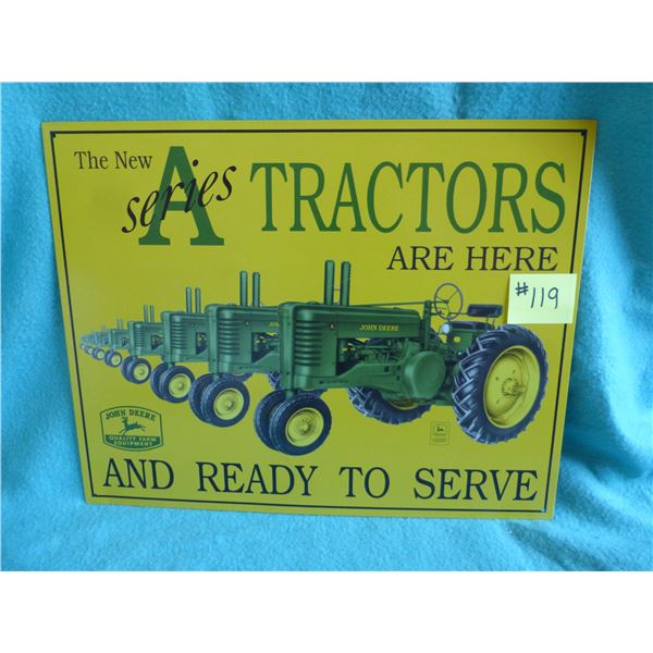 16" x 12" JD Series A tractor
