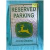 Image 1 : 18" x 12" JD Checker plate 'Reserved Parking' sign