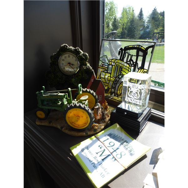 JD clock, route 66 ornament