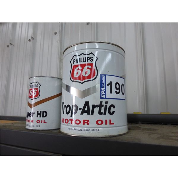 Pacific 66, 1- gal US & 1- quart of oil (full)